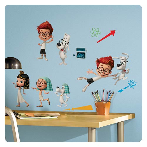 Mr. Peabody and Sherman Peel and Stick Wall Decals